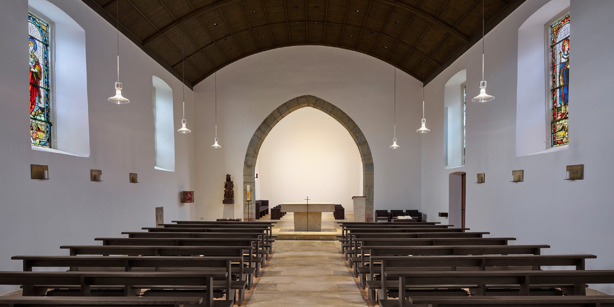 Blick von der Empore zum Chor
